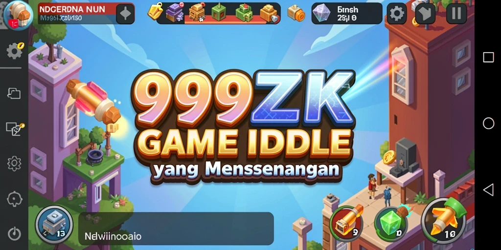 Screenshot gameplay <strong>999ZK</strong> yang menampilkan karakter unik dan aksi seru.