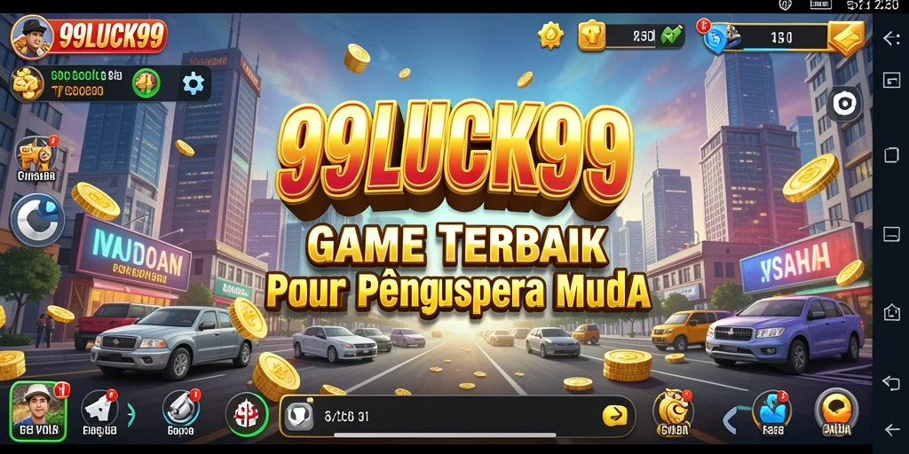Tampilan gameplay seru di 99LUCK99 dengan berbagai pilihan bisnis.