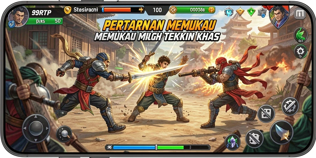 Gameplay 99RTP yang menegangkan dan penuh aksi.