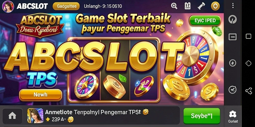 Tampilan gameplay menegangkan dan menyenangkan dari ABCSLOT.
