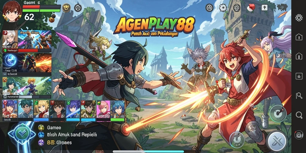 Tampilan gameplay AGENPLAY88 yang menawan dan dinamis.