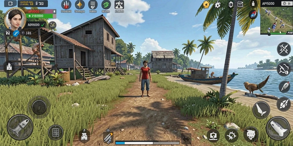 Tangkapan layar menunjukkan gameplay menarik dalam API5000.