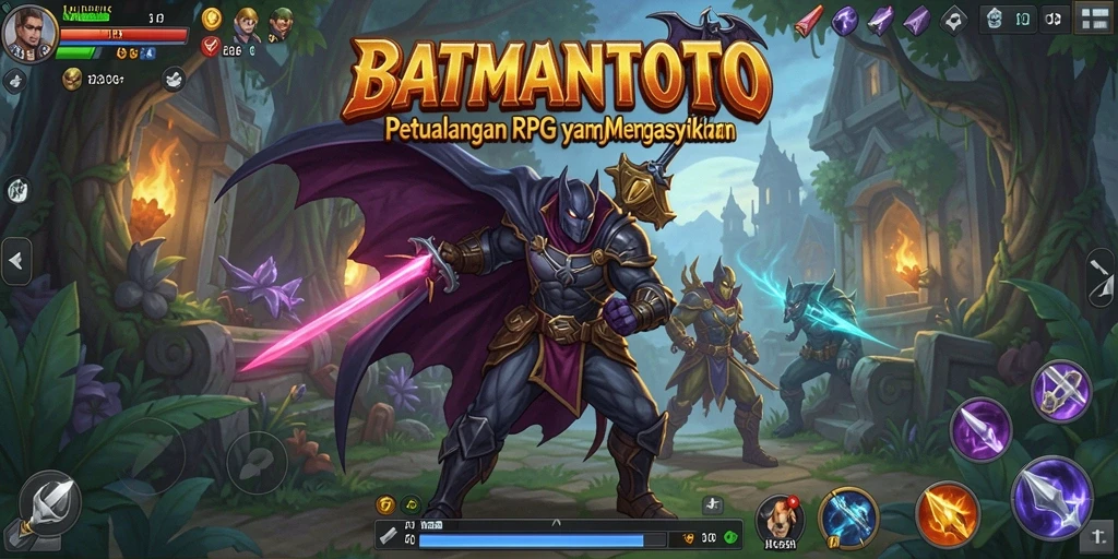 Tangkapan layar yang menunjukkan aksi gameplay RPG yang seru.