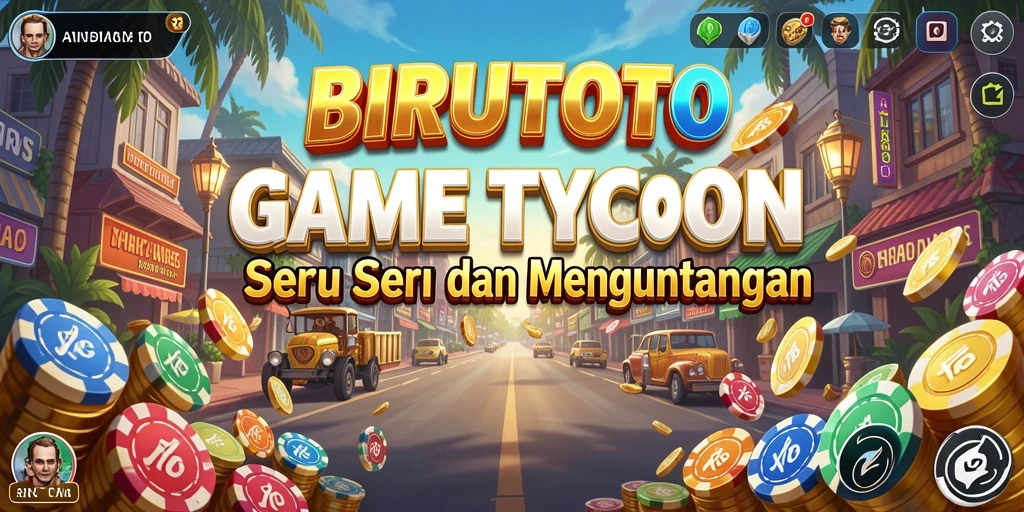 Screenshot gameplay BIRUTOTO menunjukkan keseruan bermain Tycoon.