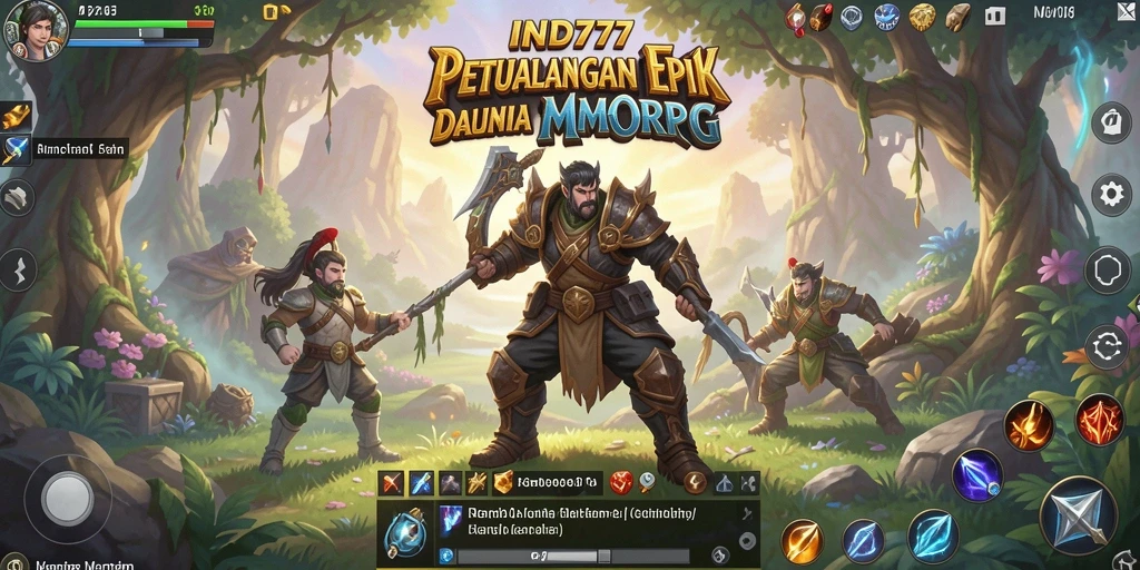 Tampilan gameplay seru dan menegangkan di IND777 sebagai MMORPG.