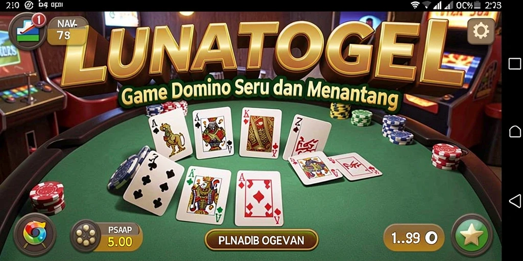 Tampilan menarik dari gameplay LUNATOGEL yang penuh strategi.