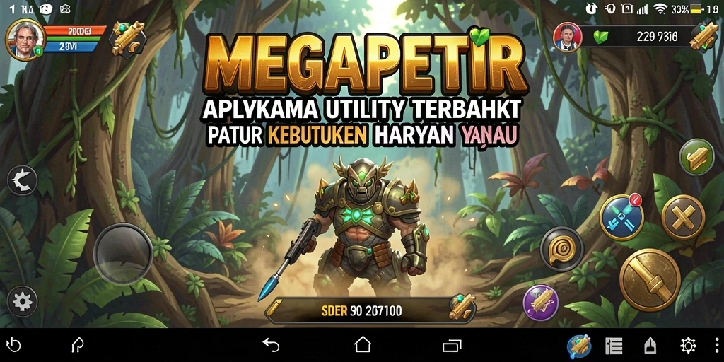 Tampilan antarmuka utama MEGAPETIR yang intuitif dan mudah digunakan.