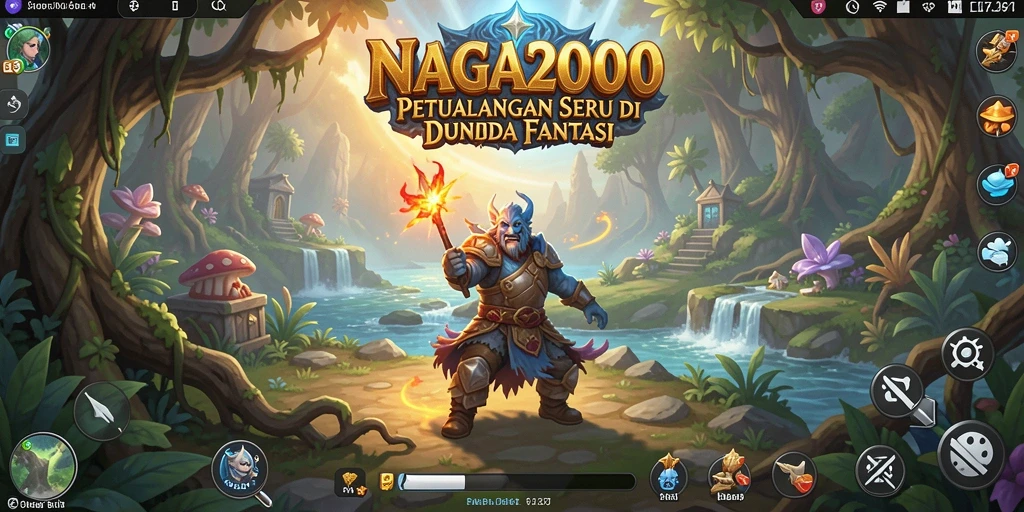 Screenshot gameplay NAGA2000 yang menampilkan aksi petualangan seru.