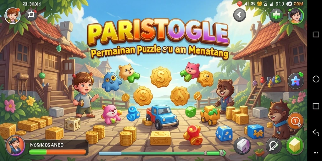 Tampilan gameplay seru dalam PARISTOGEL yang menantang!