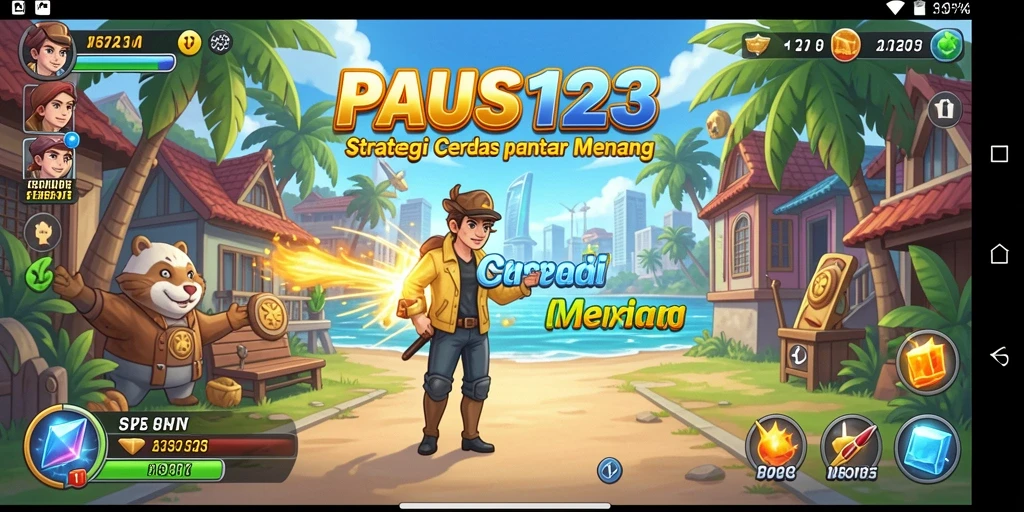 Screenshot utama menampilkan gameplay menantang di <strong>PAUS123</strong>.