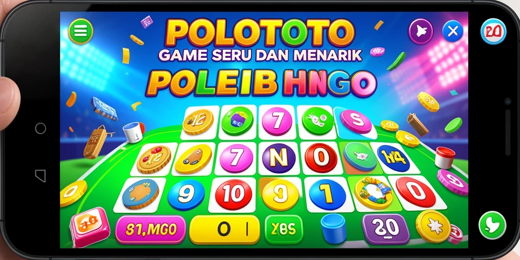 Tampilan gameplay Bingo yang menarik di POLOTOTO.