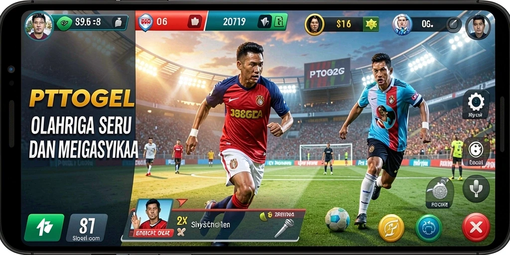 Screenshot gameplay PTTOGEL yang menampilkan aksi olahraga seru.