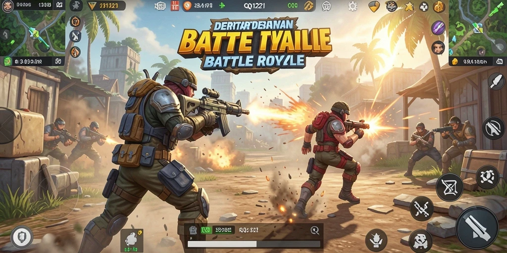 Gameplay seru dan intens dalam QQ1221 yang menantang.
