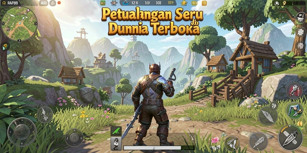 Pengalaman seru bermain RAP89 di dunia terbuka.