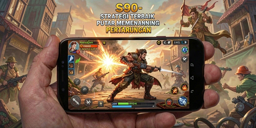 Tangkapan layar gameplay S80 yang menunjukkan pertempuran strategis yang intens.