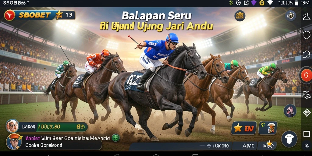 Tampilan screenshot game Racing yang menarik dan mendebarkan.