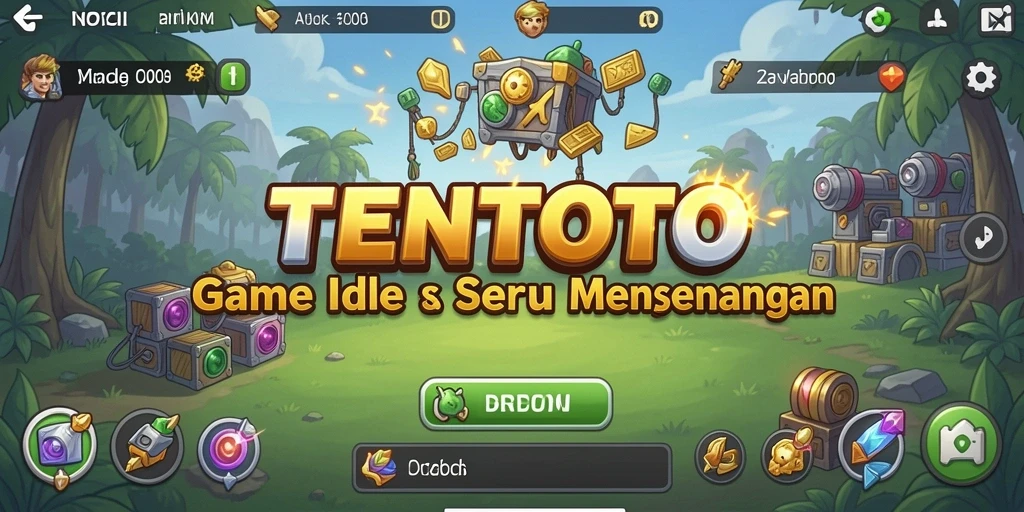 Screenshot gameplay TENTOTO yang memperlihatkan momen seru di game Idle.