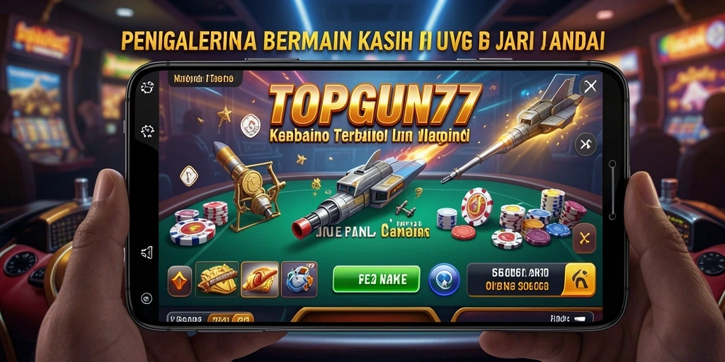 Tampilan screenshot TOPGUN77 menampilkan keseruan bermain Kasino.