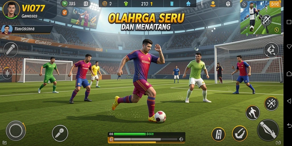 Screenshot VIO77 yang menampilkan pertandingan olahraga seru dan kompetitif.