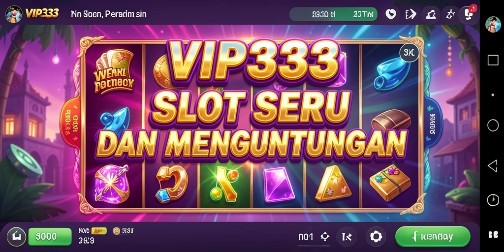 Tampilan gameplay menarik dari game Slot VIP333.